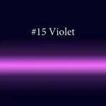 фото Трубка неоновая с люминофором #15 Violet 12 мм