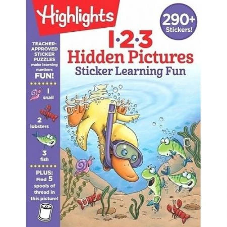 Фото 123 Hidden Pictures Sticker Learning Fun