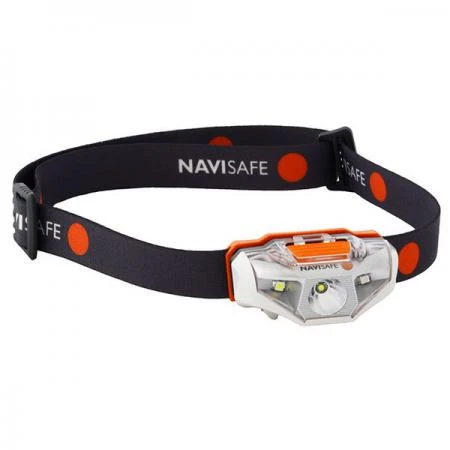 Фото Navisafe Налобный фонарик Navisafe Headlamp/220 7090017580650 63 x 31 x 37 мм 70 м водонепроницаемый