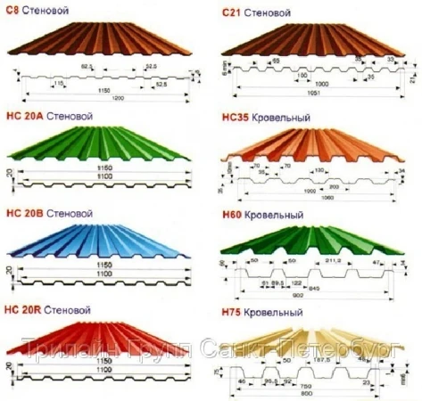 Фото Профлист кровельный и стеновой