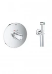 фото Гигиенический душ с термостатом Grohe 34537263 встроенный