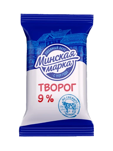 Фото Творог Минская марка 9% 180г пленка