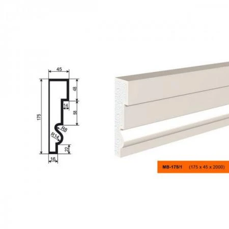 Фото Молдинг МВ-175/1 (МС-134)