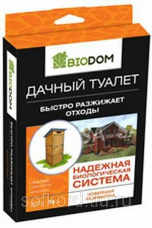 Фото Средства по уходу BIODOM/Инта-вир для дачного туалета 0,5л