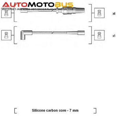 Фото Комплект проводов зажигания MAGNETI MARELLI 941085160568