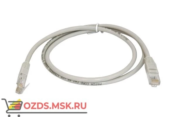 Фото Hyperline PC-LPM-UTP-RJ45-RJ45-C5e-0.5M-LSZH-GY Патч-корд