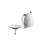 фото Hansgrohe Exafill S 58117820 Внешняя часть для сливного гарнитура (шлиф.никель)