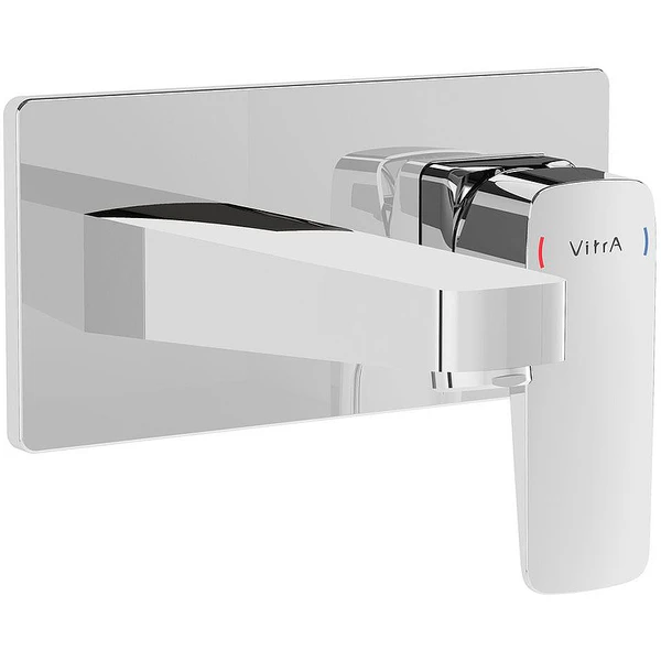 Фото Смеситель для раковины Vitra Root Square (A42738EXP) хром