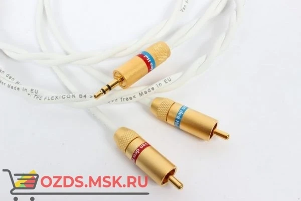 Фото mini jack (3.5mm) — RCA Van den Hul The Flexicon B4. Длина 1 метр: Кабель межблочный