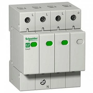 Фото ОГРАНИЧИТЕЛЬ ПЕРЕНАПР. EASY9 3П+Н 45кА 400В =S= (max 39) | код. EZ9L33745 | Schneider Electric