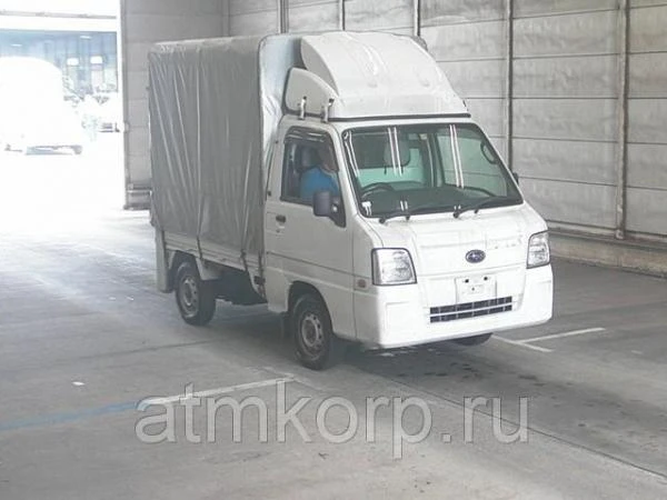 Фото Микрогрузовик SUBARU SAMBAR Truck кузов TT1 тент борт модификация PG гв 2012 пробег 195 т.км белый