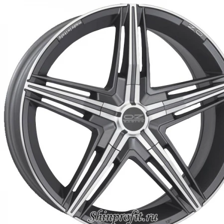 Фото OZ Racing David 7.5x17/5x110 D75 ET38 Matt Graphite Diamond Cut Matt Graphite Diamond Cut