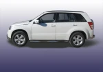 фото Slitkoff Защита порогов d76 с проступями Suzuki Grand Vitara 2008