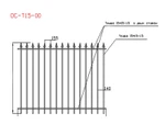 фото Заборные секции ОС-Т15-00