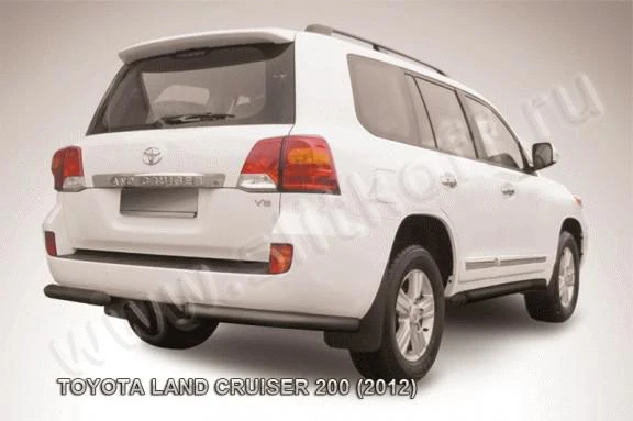 Фото Slitkoff Уголки d76 черные TOYOTA LAND CRUISER 200 (2012)