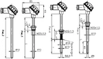 фото ТХА 0179 ха(к)/2/-50*+600*С/ L=800 mm,D=10 mm,клем.гол.