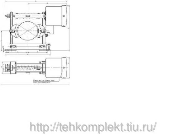 Фото Тормоз крановый ТКП-200 с магнитом МП-201