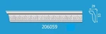 фото Плинтус потолочный PRORAB Плинтус потолочный 206059 Формат
