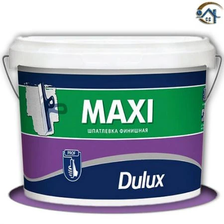 Фото Шпатлевка Dulux Maxi полимерная финишная мелкозернистая, 10 л.