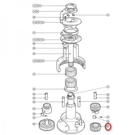 Фото Lewmar Передающая шестерня храповика Lewmar 45000122