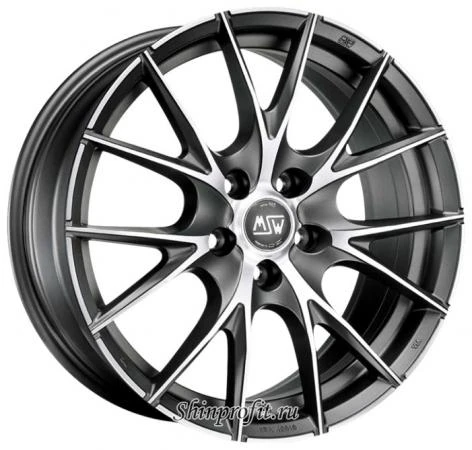 Фото MSW 25 8x17/5x115 D70.1 ET40 Matt Titanium Full Polished