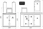 фото Комплектные трансформаторные подстанции мощностью от 25 до 1000 кВА на напряжение 6 или 10 кВ. Проходные, воздушные (кабельные)