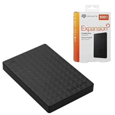 Фото Диск жесткий внешний SEAGATE Expansion, 500 GB, 2,5", USB 3.0, черный