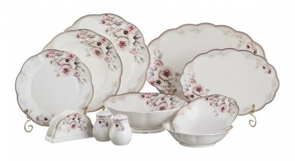 Фото Столовый сервиз "диана" на 6 персон 26 пр. Porcelain Manufacturing (264-639)