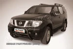 фото Slitkoff Кенгурятник d76 низкий черный NISSAN PATHFINDER (2004)