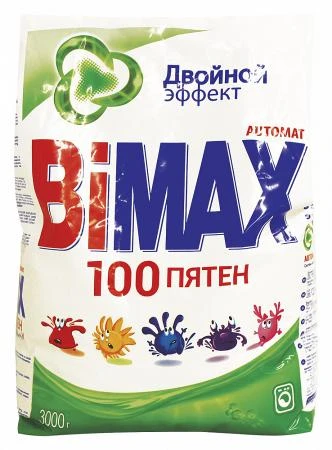 Фото Бытовая химия PRORAB Порошок стир. BiMax 3000г Автомат 100 Пятен