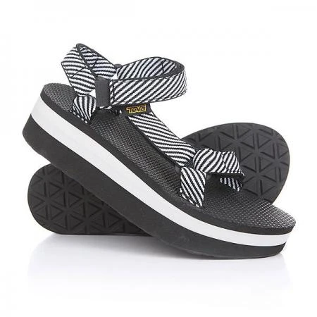 Фото Сандалии женские Teva Flatform Universal Candy Stripe Black