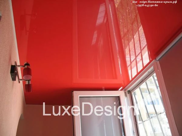 Фото Натяжные потолки на балконе LuxeDesign