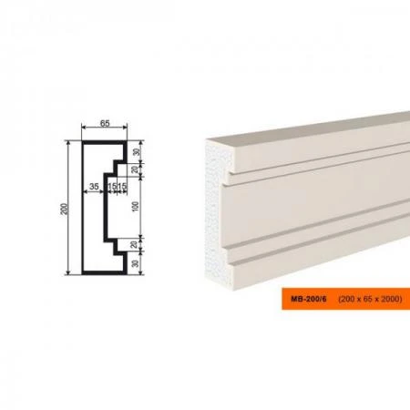 Фото Молдинг МВ-200/6