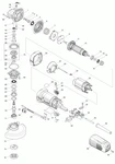 фото Кнопка фиксатор шпинделя MAKITA GA5041C