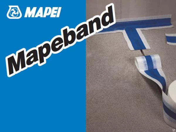 Фото Гидроизоляция MAPEBAND 50м х 12 см 50 пмкг