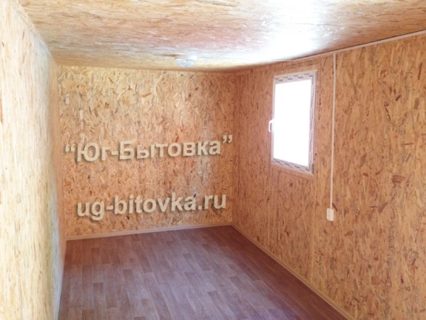 Фото Бытовка (Вагончик, Блок-контейнер) металлическая из OSB