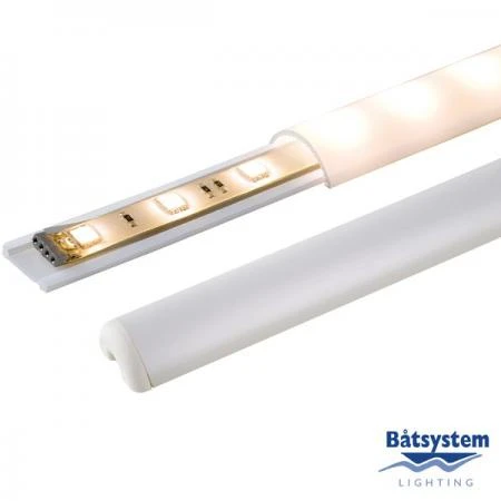 Фото Batsystem Профиль пластиковый Batsystem Superstrip 9250 1 м для осветительной ленты Flat Superstrip