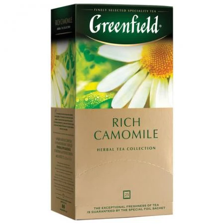 Фото Чай GREENFIELD (Гринфилд) "Rich Camomile" ("Ромашковый")