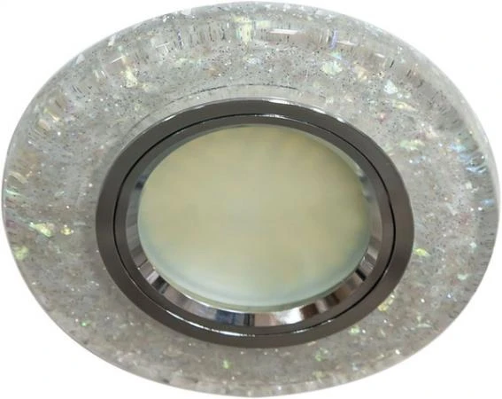 Фото Светильник встраиваемый 15LED*2835 SMD MR16 50W G5.3 белый серебро 8585-2; 28576