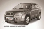 фото Slitkoff Кенгурятник d57 высокий черный SUZUKI GRAND VITARA (2005)