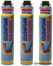 Фото Монтажная пена Soudal Классик проф. зимняя ,750мл