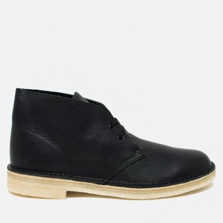 Фото Clarks Originals Desert Boot Black Tumbled Leather