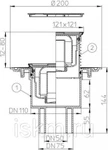 Фото №2 Трап HL310N-3000 с надставным элементом Klik-Klak