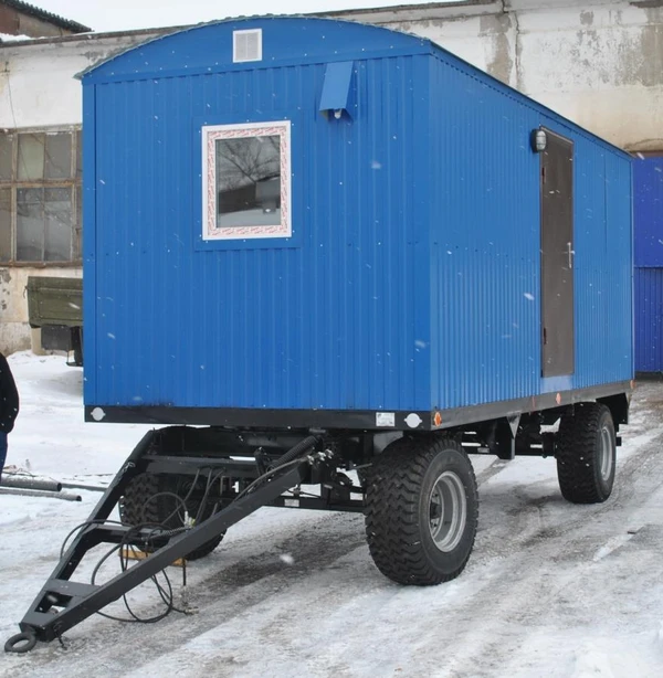 Фото Вагон-дом кухня со столовой на прицеп-шасси Торос