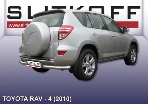 Фото Slitkoff Уголки d76 черные TOYOTA RAV-4 (2010)