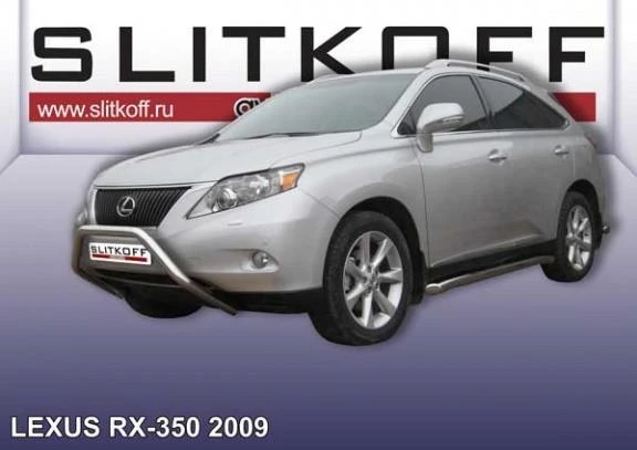 Фото Slitkoff Кенгурятник d57 низкий мини черный LEXUS RX-350 (2009)