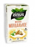 фото Напиток ZINUS vegan Миндальное Моlоко 1,5% 1л тетра-пак