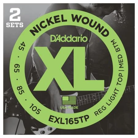 Фото Гитарные струны D'Addario EXL165TP (для бас-гитары)