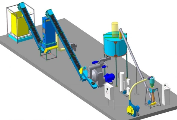 Фото Линии гранулирования комбикорма.
