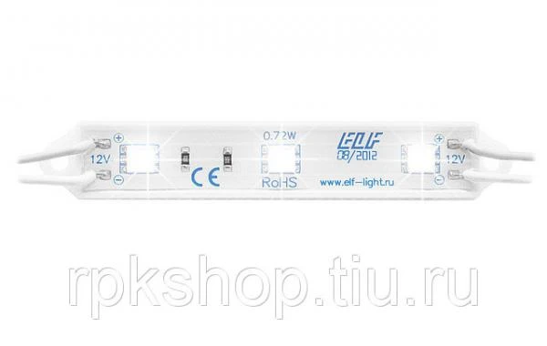 Фото Модуль светодиодный elf 3smd5050 12в красный